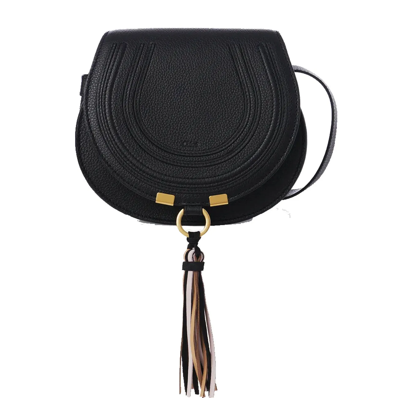 Marcie Mini Satchel Tassel, Black