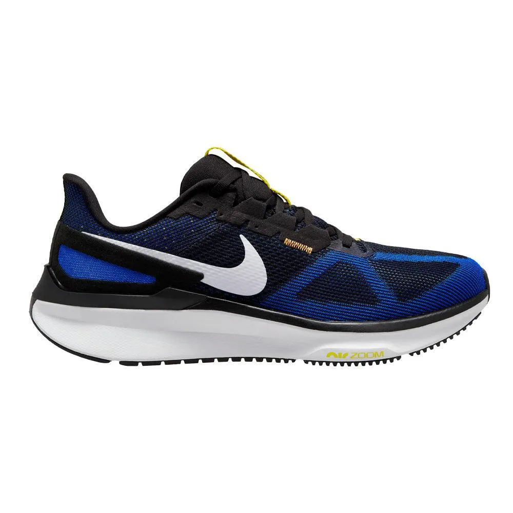 Men's Nike Structure 25, Black/White-Racer Blue-Sundial, 8 D Medium