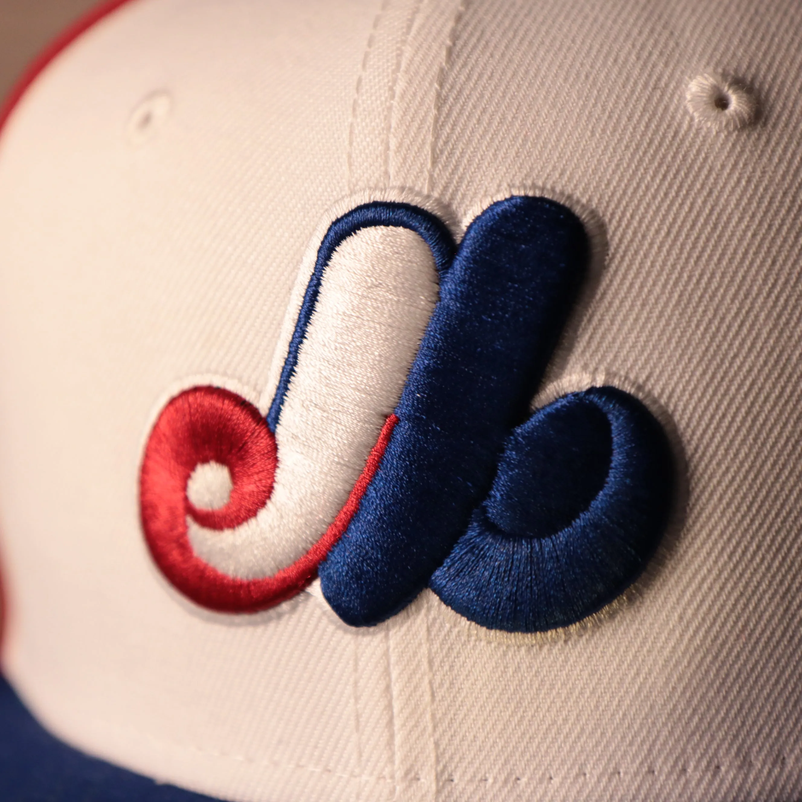 Montreal Expos Vintage 59fifty Fitted Cap | New Era 1969 Pinwheel Fitted Cap | Retro Montreal Expos Black Underbrim Fitted Hat