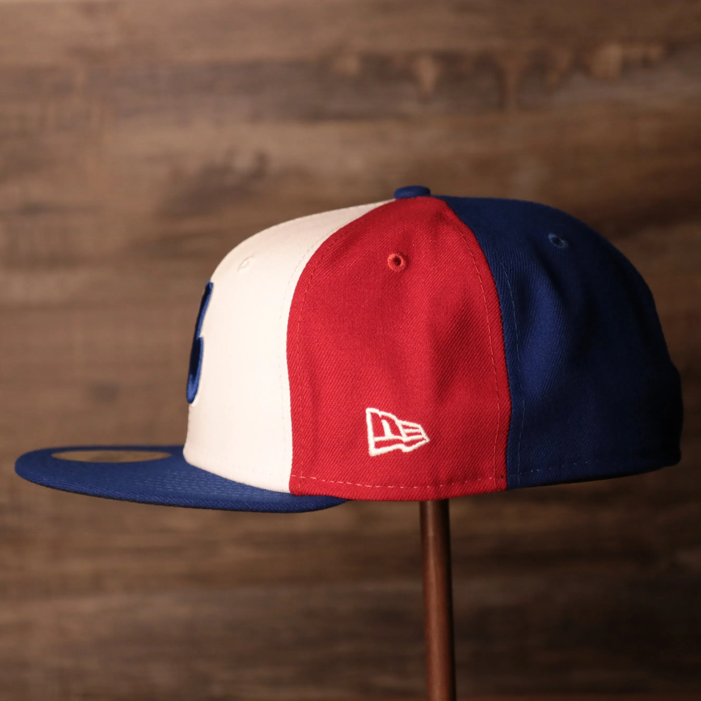 Montreal Expos Vintage 59fifty Fitted Cap | New Era 1969 Pinwheel Fitted Cap | Retro Montreal Expos Black Underbrim Fitted Hat