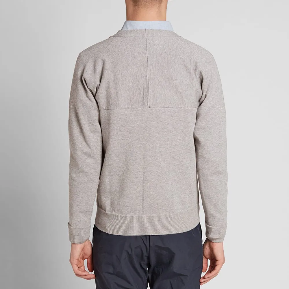 Nanamica Raglan CardiganHeather Grey