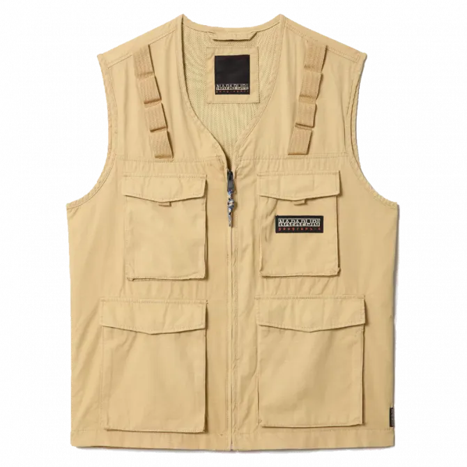 NAPAPIJRI GILET UOMO A-DRU V SAND NA4G63WE11