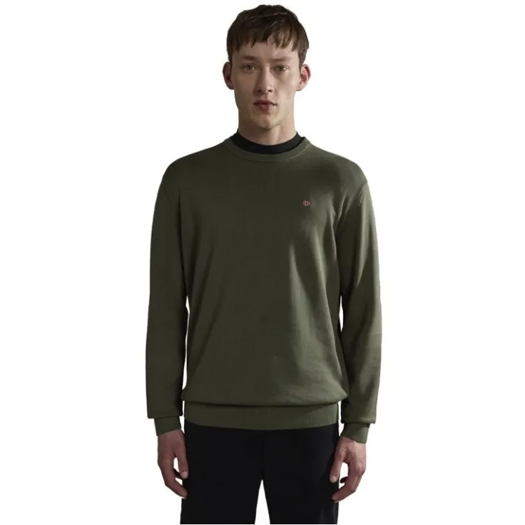 Napapijri NP0A4D DROZ 4 Maglione Girocollo Verde