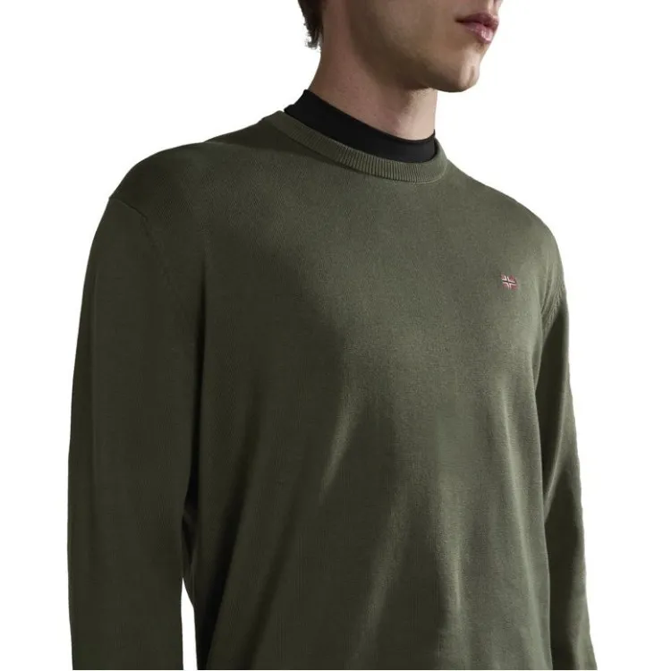 Napapijri NP0A4D DROZ 4 Maglione Girocollo Verde