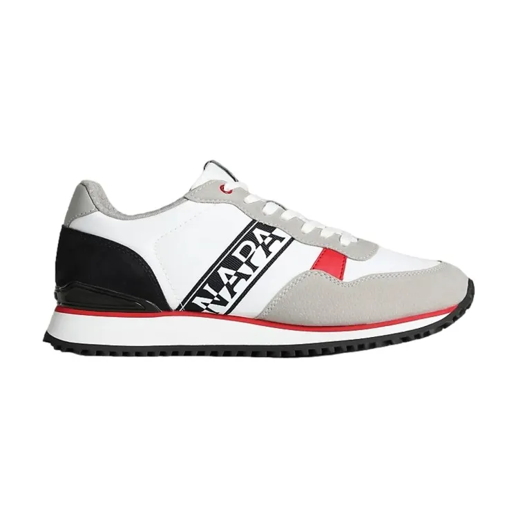 Napapijri S4COSMOS01 NP0A4HL501E1 Sneakers Uomo White Navy Red