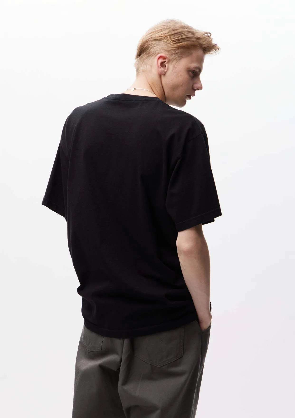 NEIGHBORHOOD  |Crew Neck Unisex Street Style Plain Short Sleeves Logo