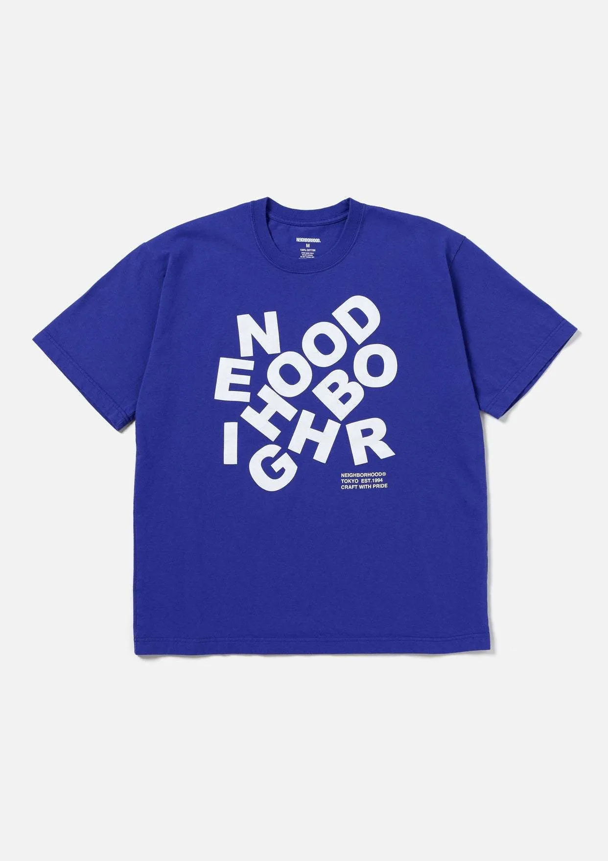 NEIGHBORHOOD  |Crew Neck Unisex Street Style Plain Short Sleeves Logo