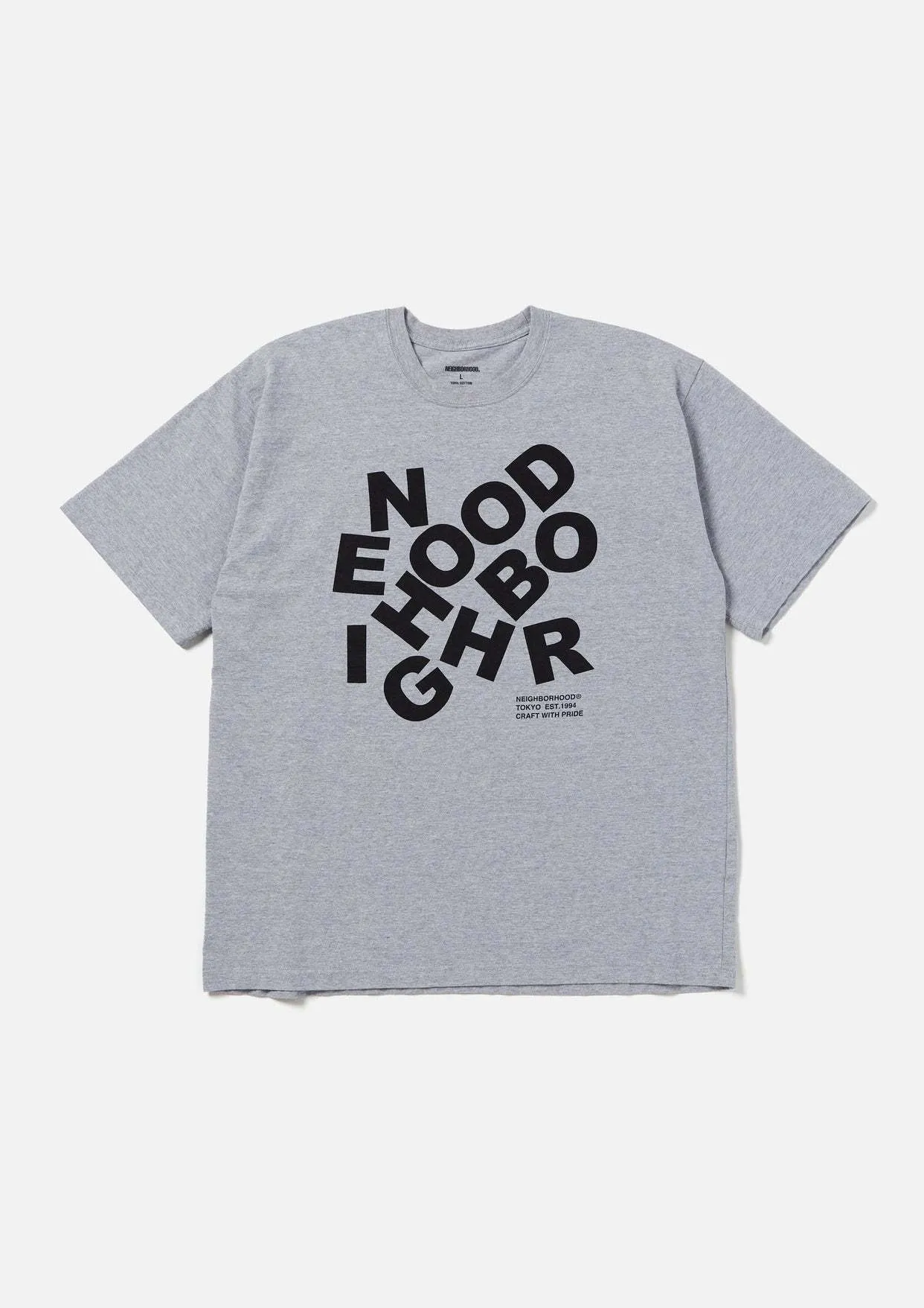 NEIGHBORHOOD  |Crew Neck Unisex Street Style Plain Short Sleeves Logo