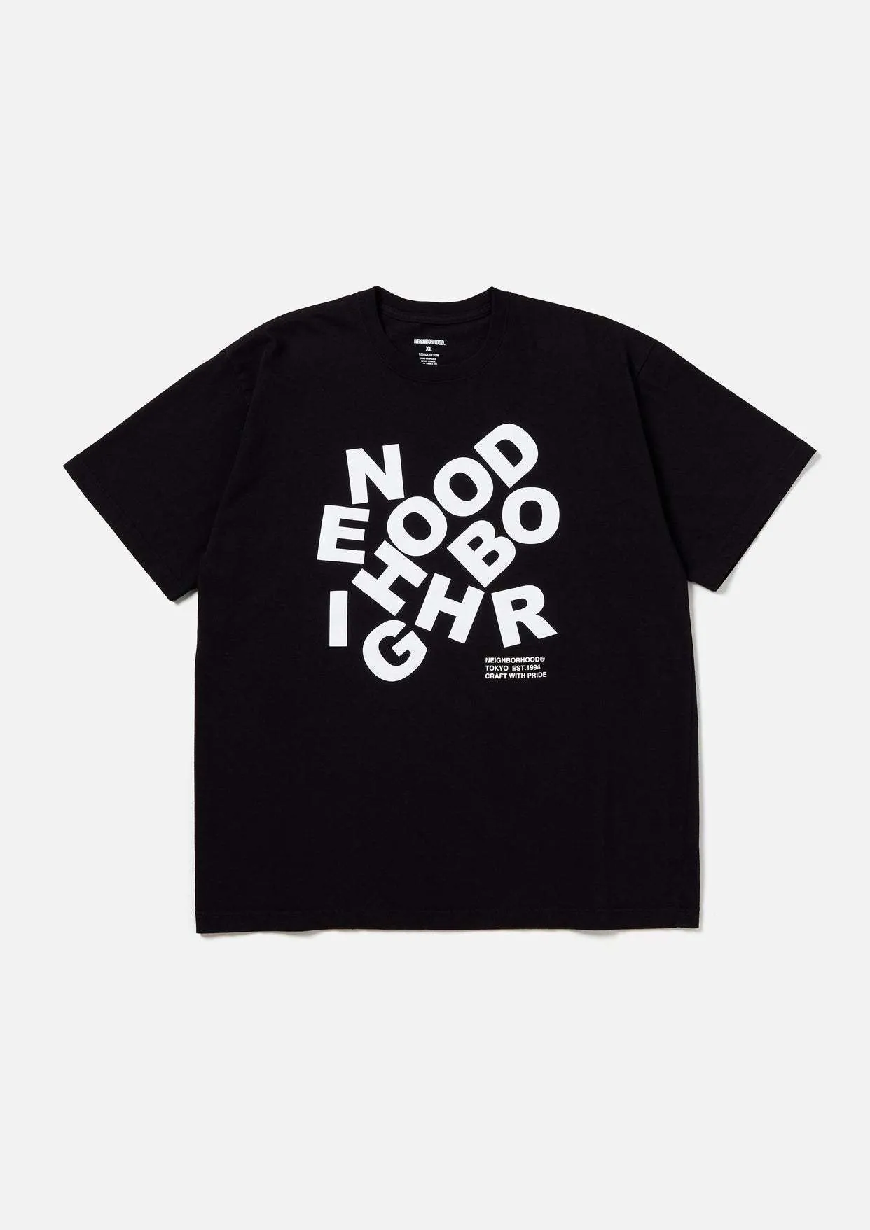 NEIGHBORHOOD  |Crew Neck Unisex Street Style Plain Short Sleeves Logo