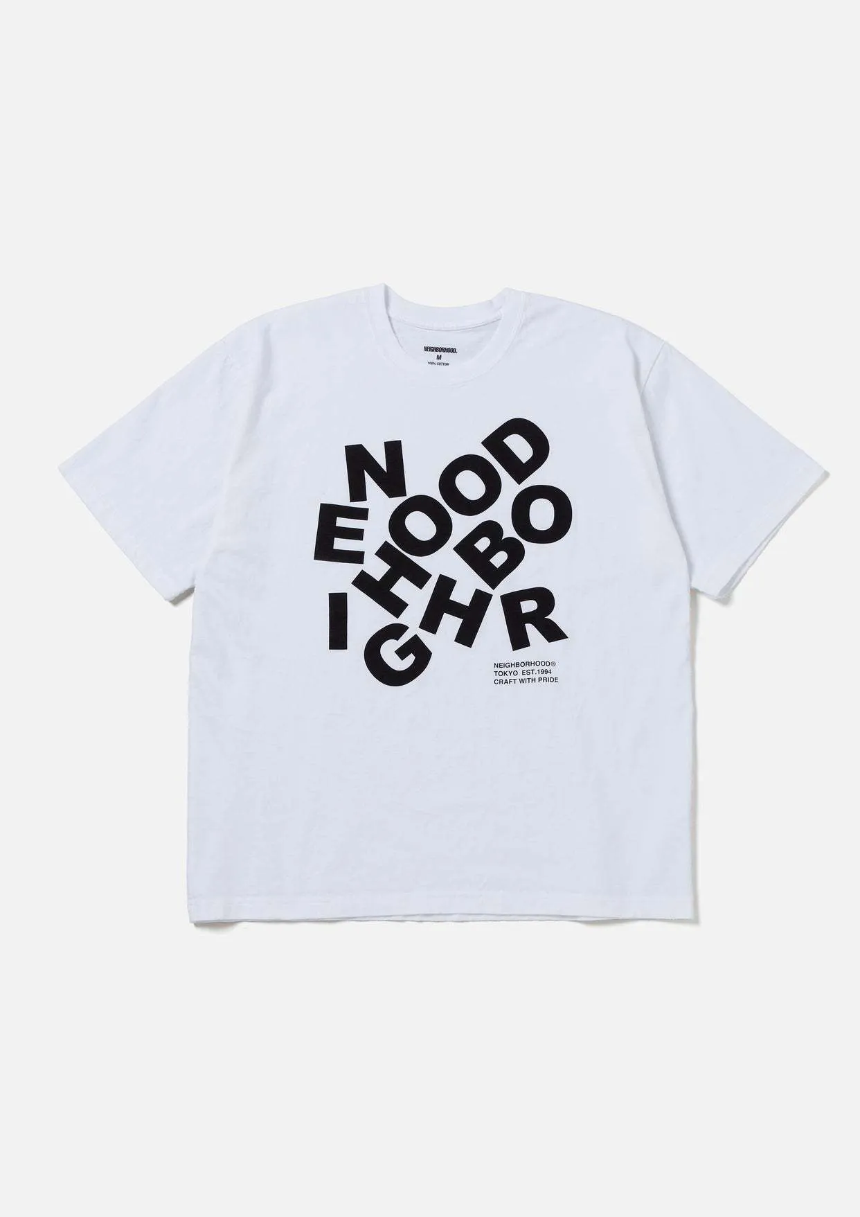 NEIGHBORHOOD  |Crew Neck Unisex Street Style Plain Short Sleeves Logo