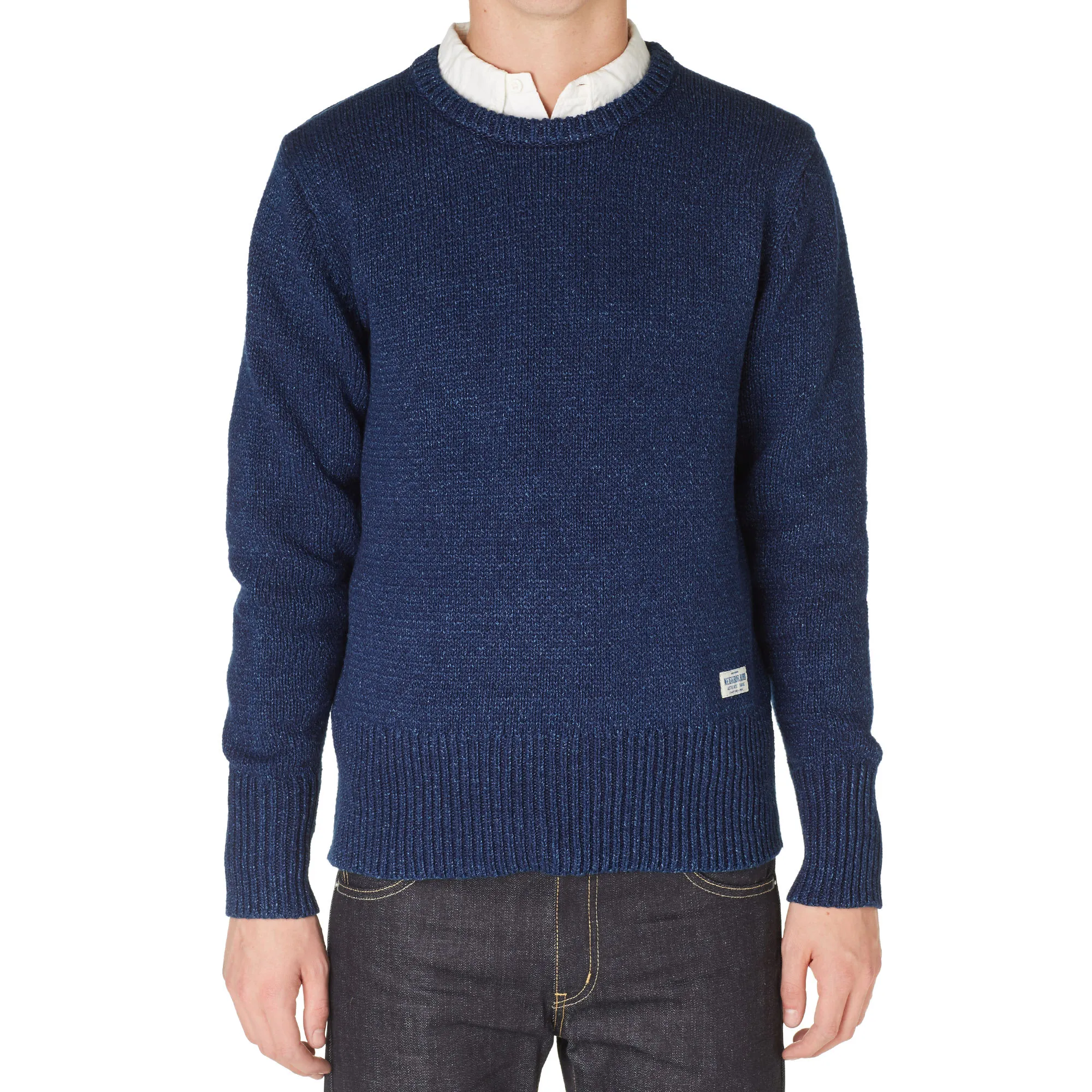 Neighborhood Fisherman Crew KnitIndigo