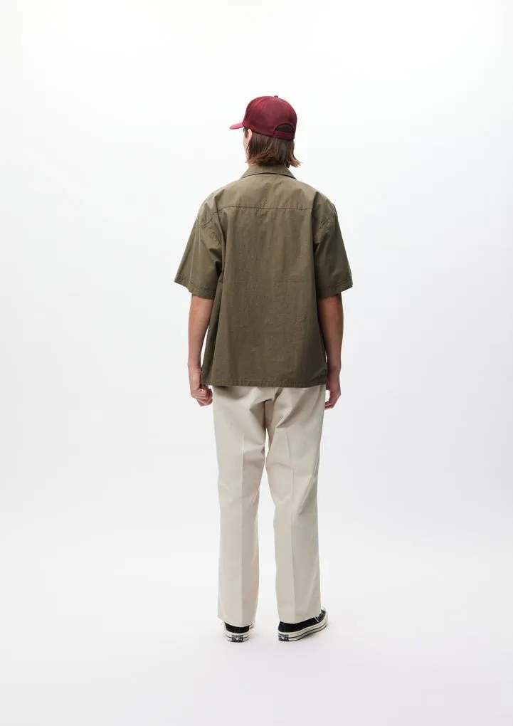 NEIGHBORHOOD  |Linen Street Style Plain Cotton Short Sleeves Logo Shirts