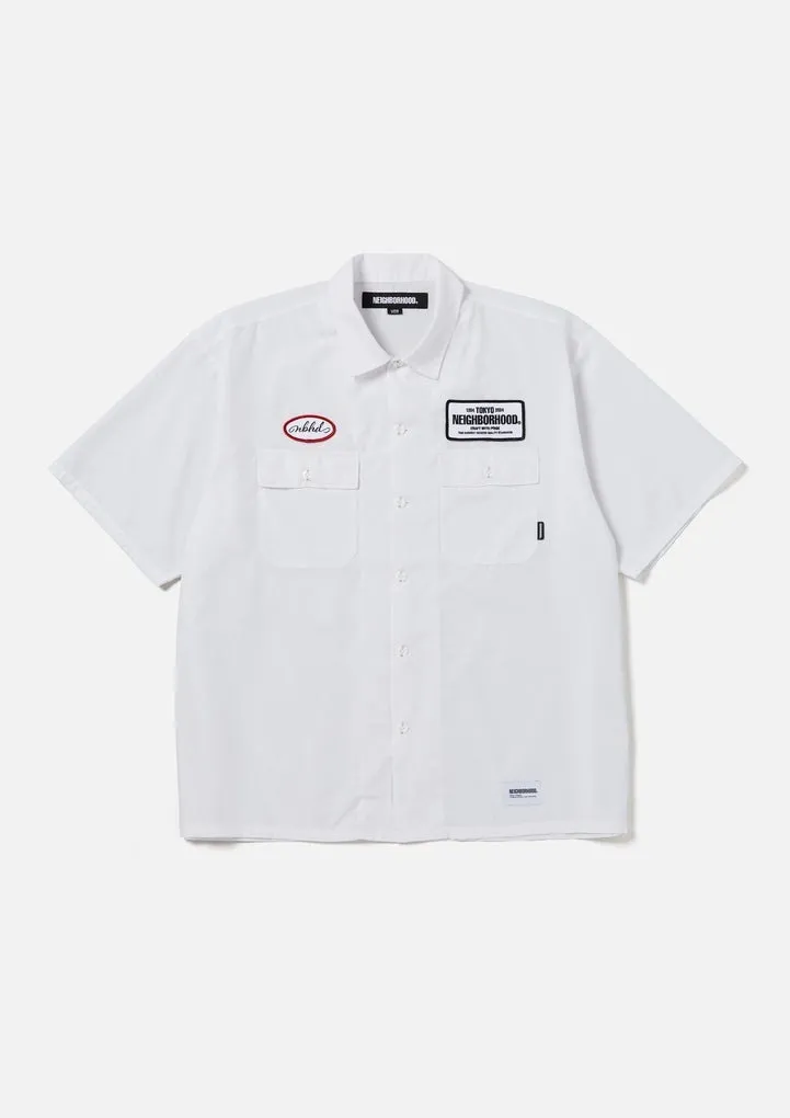 NEIGHBORHOOD  |Street Style Plain Cotton Short Sleeves Logo Shirts