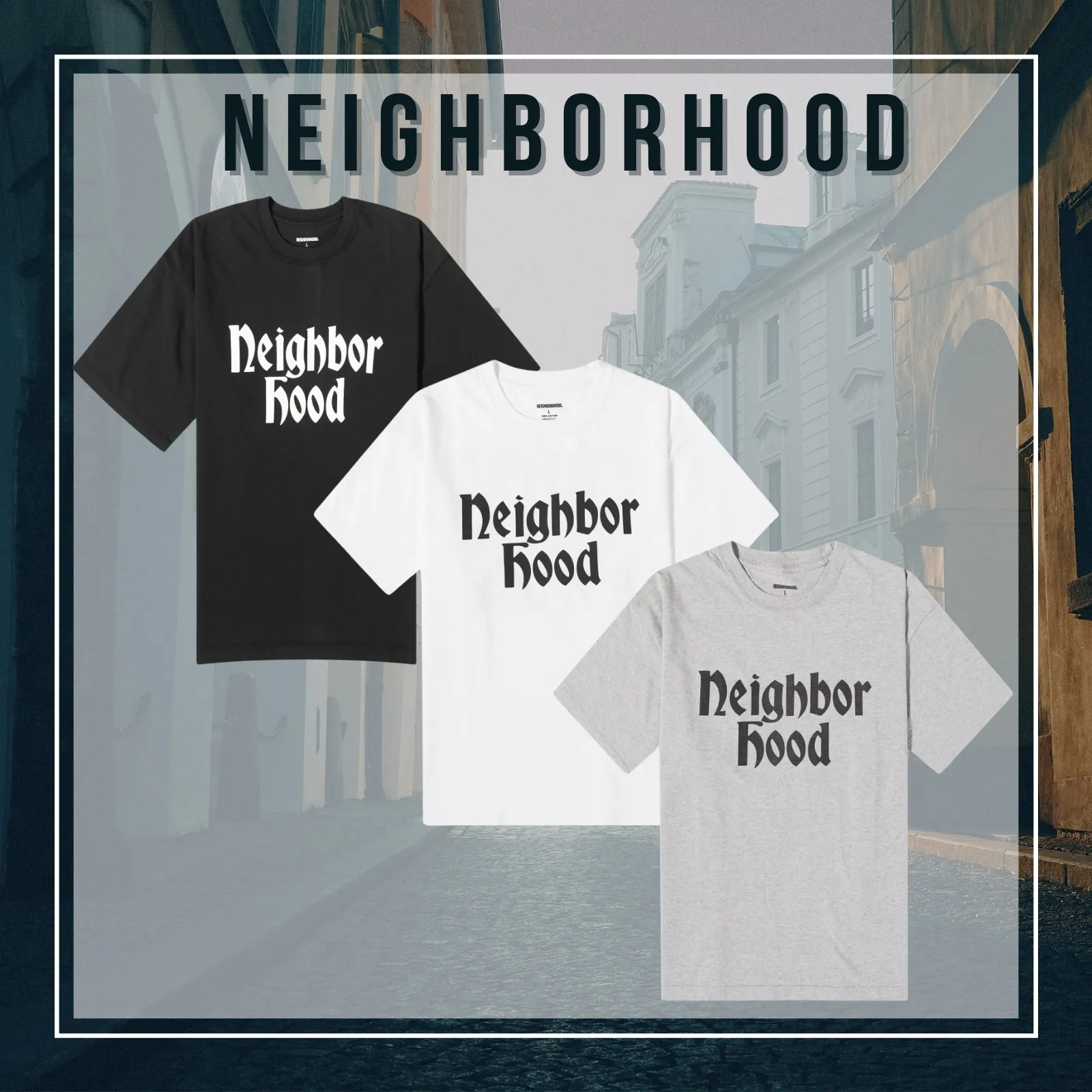 NEIGHBORHOOD  |Unisex Street Style Cotton Short Sleeves Logo T-Shirts