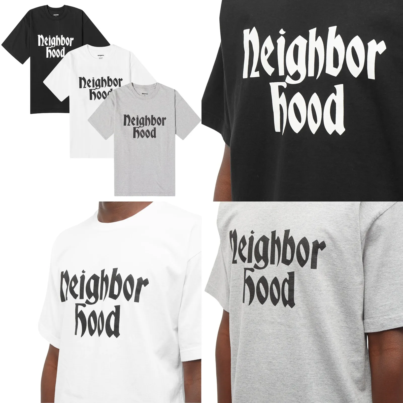 NEIGHBORHOOD  |Unisex Street Style Cotton Short Sleeves Logo T-Shirts