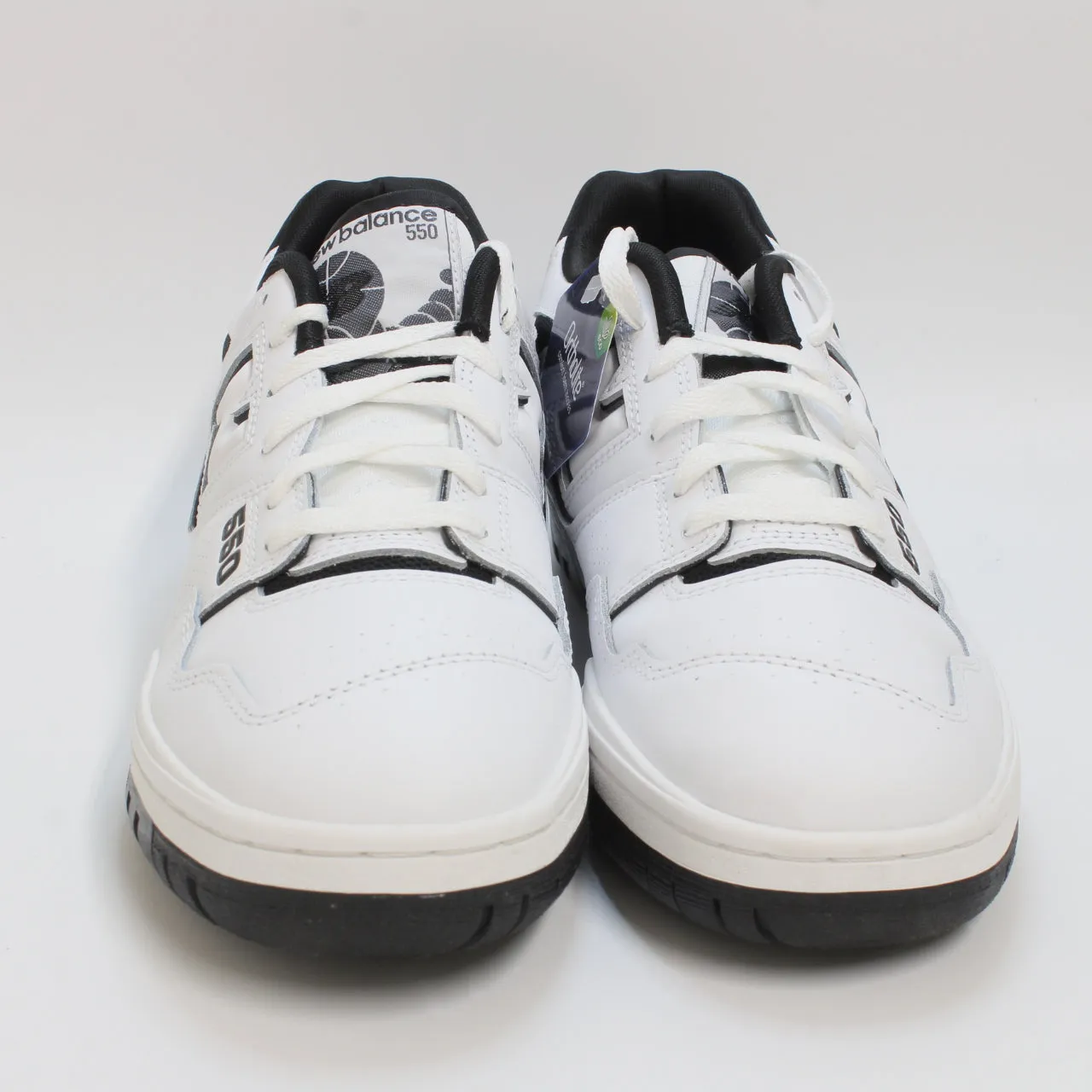 New Balance BB550 White Black Trainers