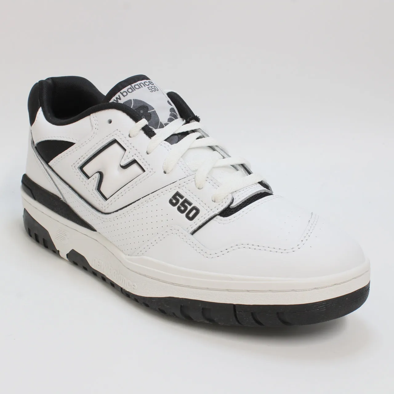 New Balance BB550 White Black Trainers