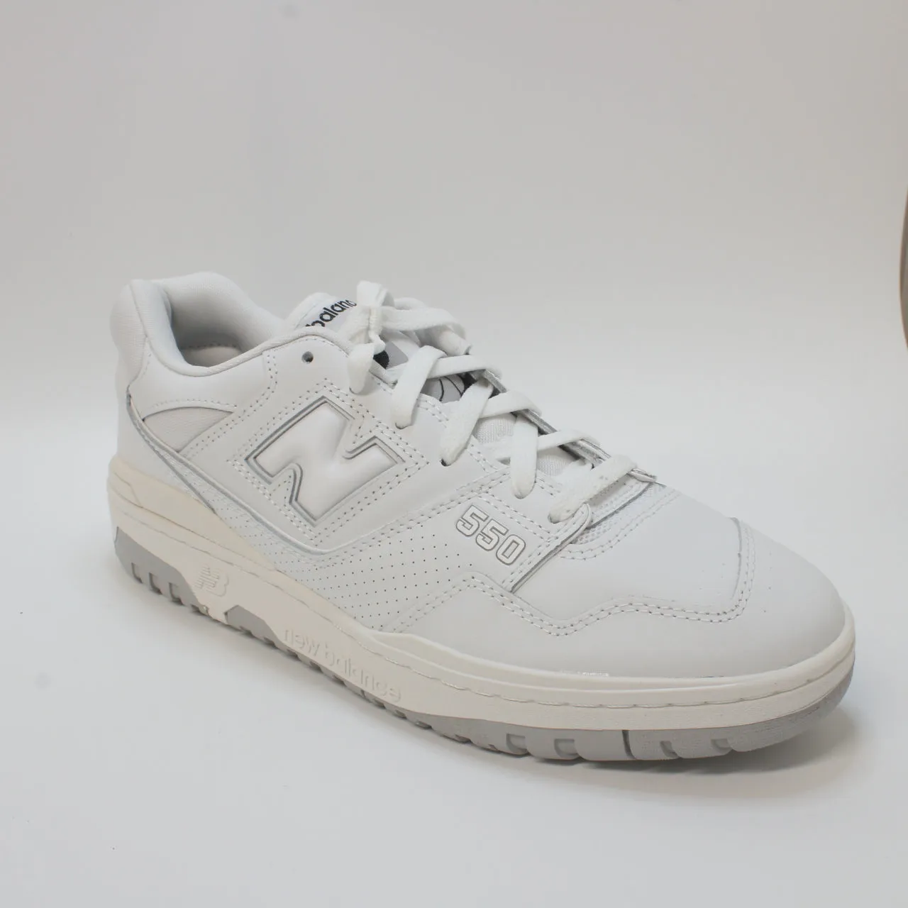 New Balance BB550 White Grey Trainers