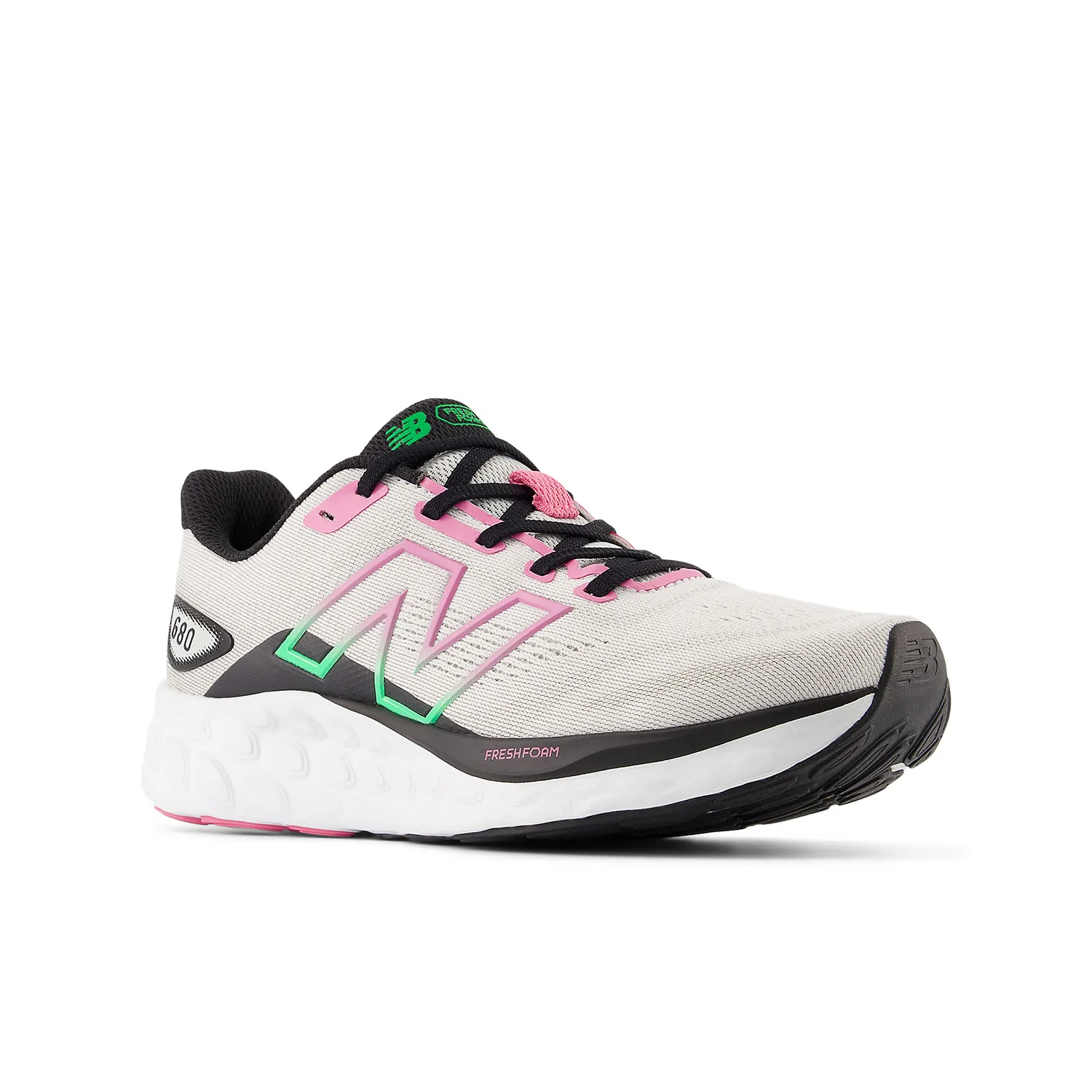 New Balance Fresh Foam 680v8  Grey Matter/Black/Real Pink