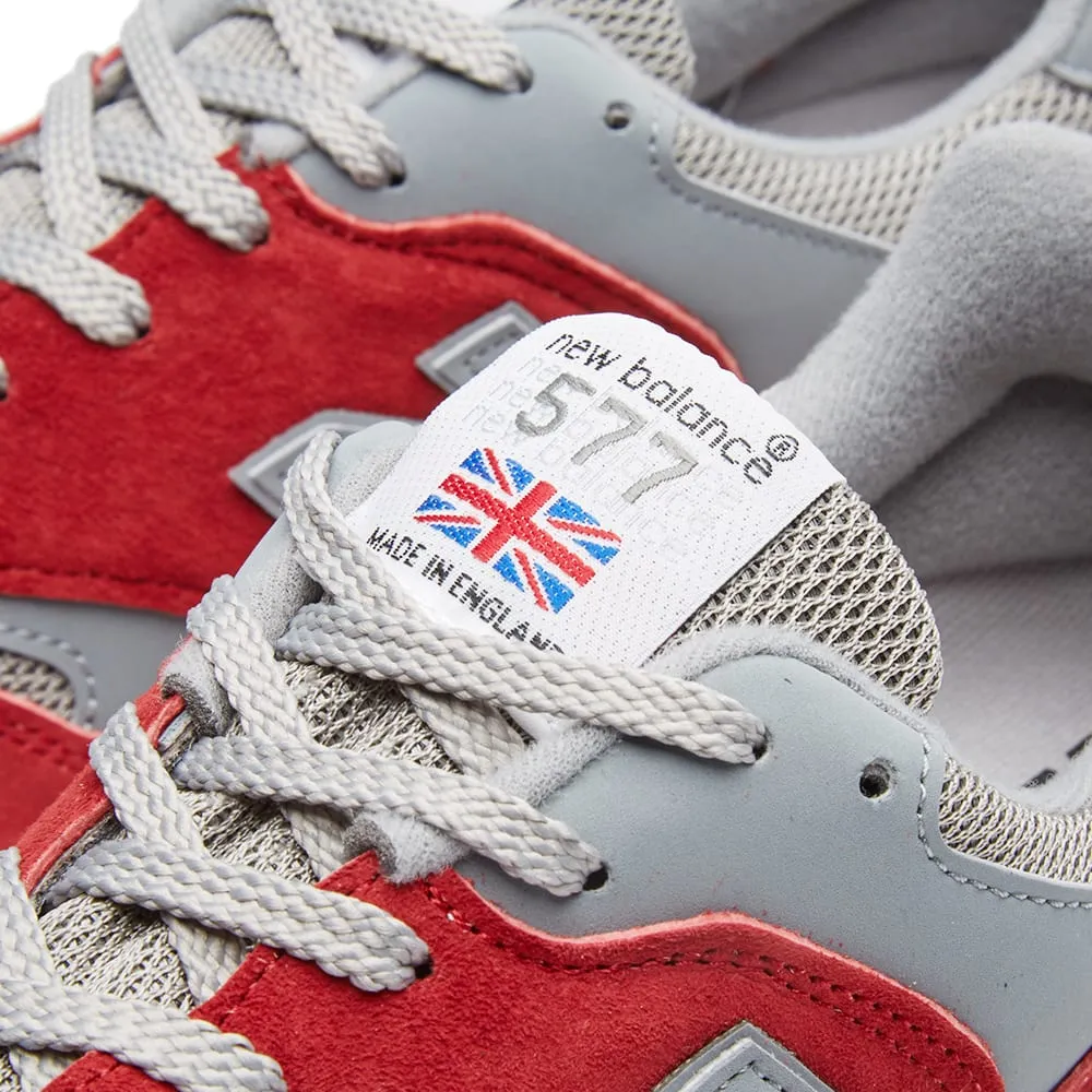 New Balance M577PSG - Made in EnglandRed & Grey