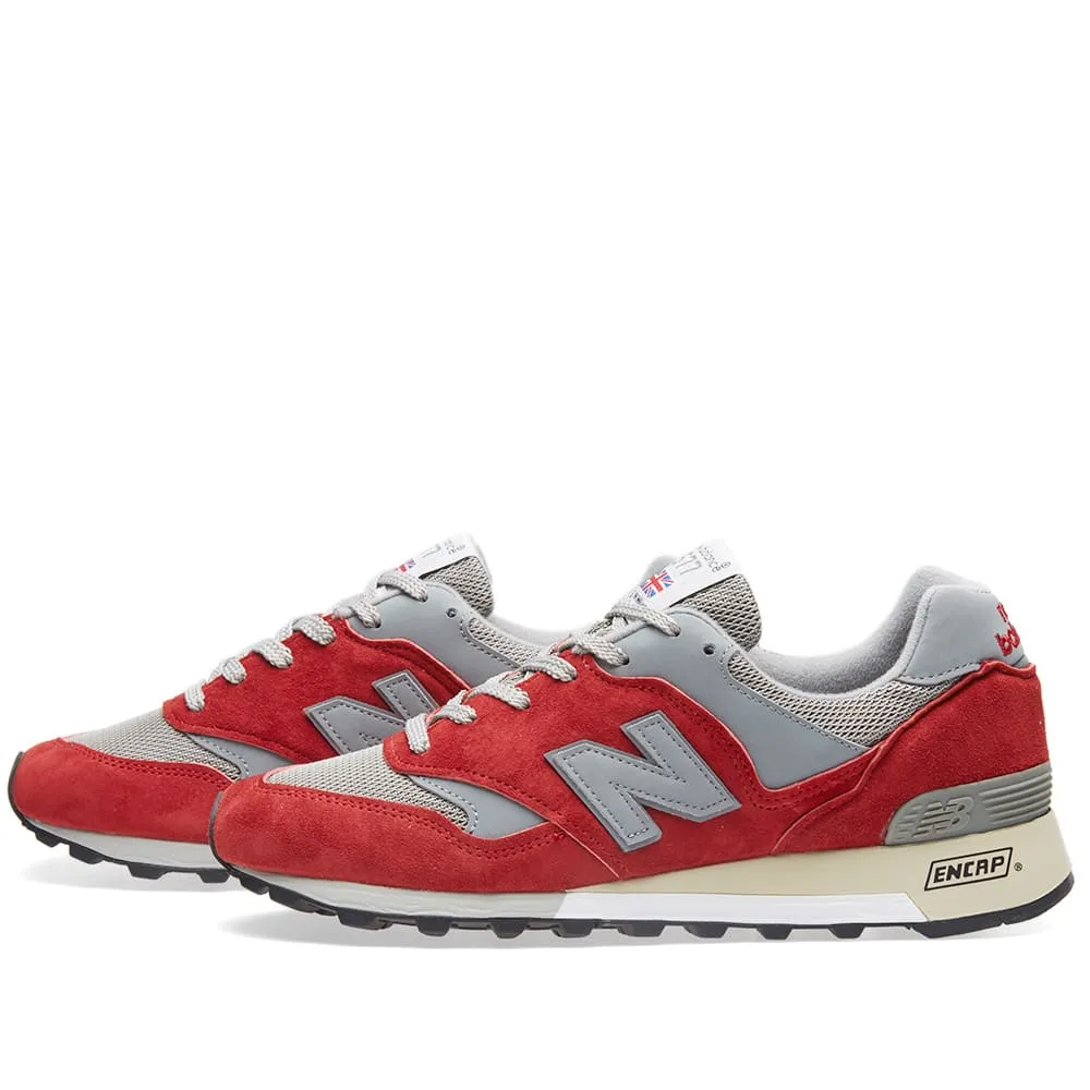 New Balance M577PSG - Made in EnglandRed & Grey