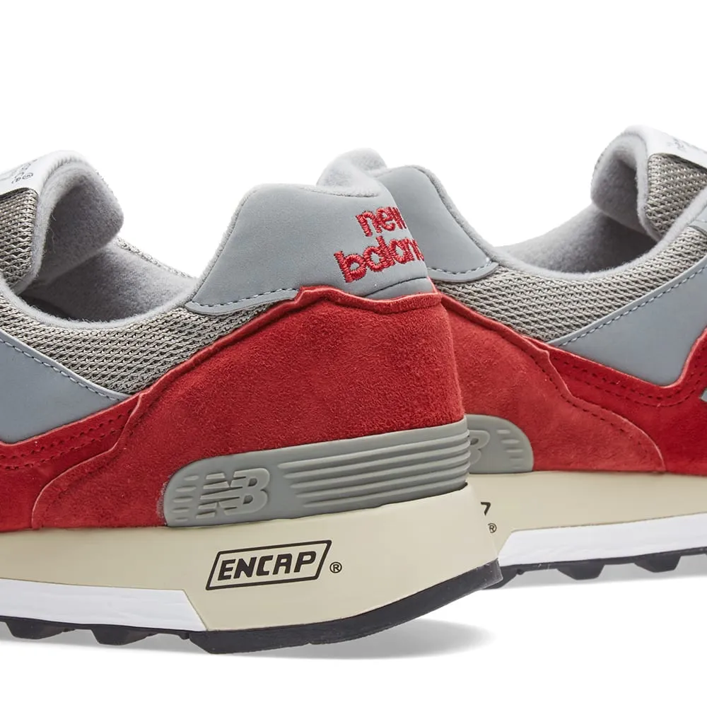 New Balance M577PSG - Made in EnglandRed & Grey