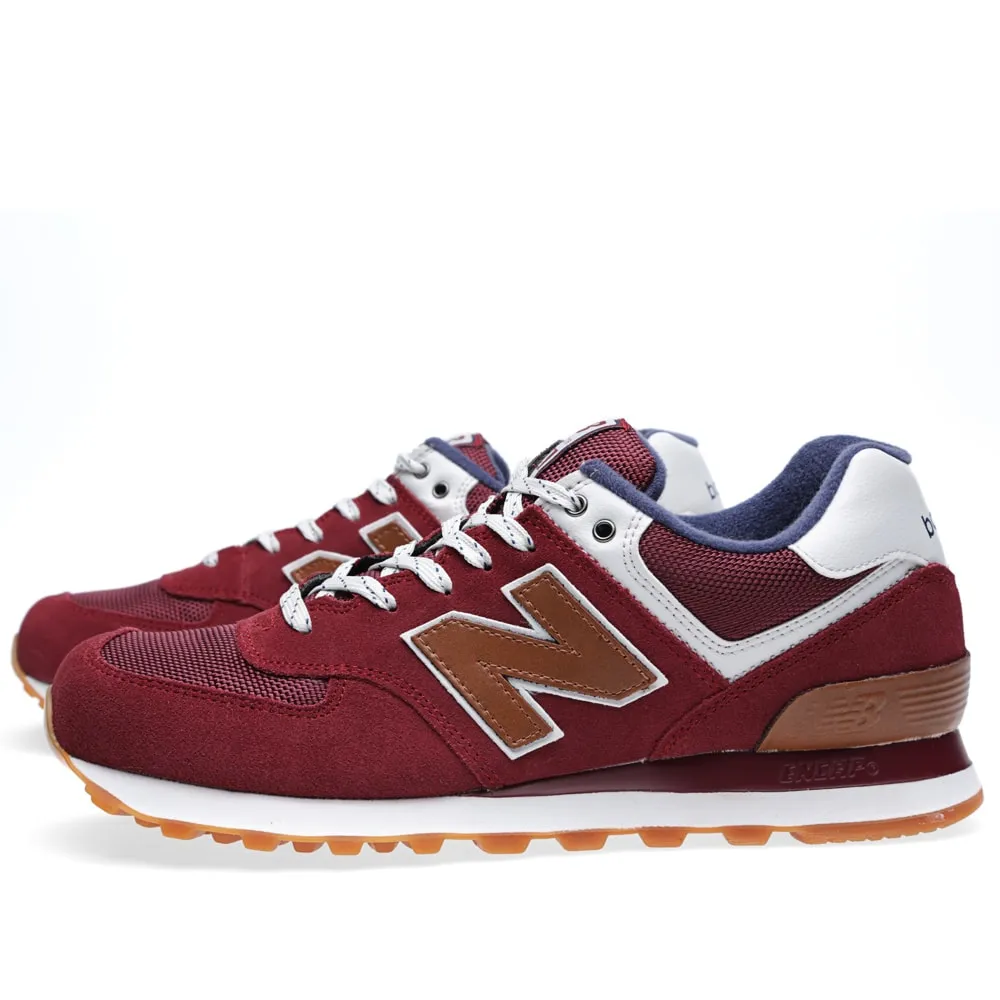 New Balance ML574CAO 'Canteen Pack'Burgundy