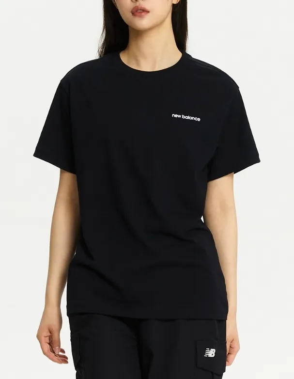 New Balance  |Unisex Street Style Cotton Logo T-Shirts