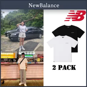 New Balance  |Unisex Street Style Cotton Logo T-Shirts