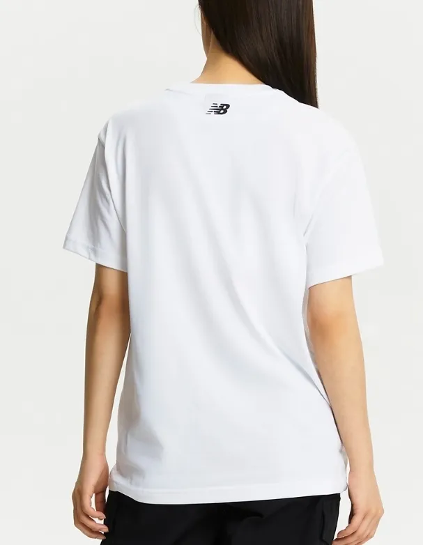 New Balance  |Unisex Street Style Cotton Logo T-Shirts