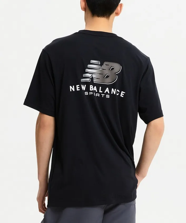 New Balance  |Unisex Street Style Plain Cotton Short Sleeves Logo T-Shirts