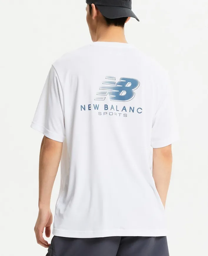 New Balance  |Unisex Street Style Plain Cotton Short Sleeves Logo T-Shirts