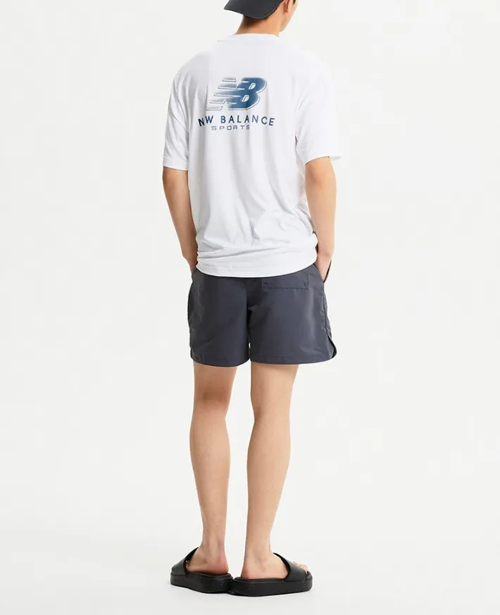 New Balance  |Unisex Street Style Plain Cotton Short Sleeves Logo T-Shirts