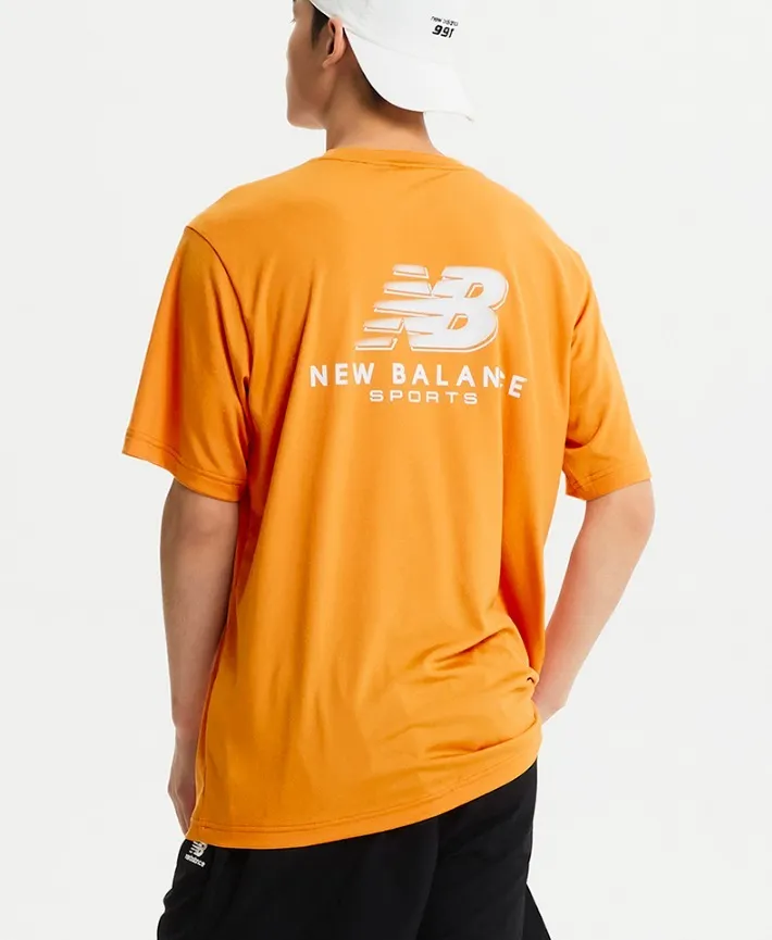 New Balance  |Unisex Street Style Plain Cotton Short Sleeves Logo T-Shirts