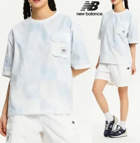 New Balance  |Unisex Street Style U-Neck Co-ord Logo T-Shirts