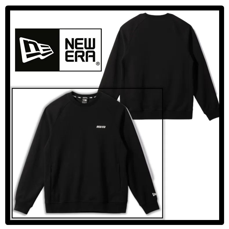 New Era  |Unisex Street Style Logo Sweatshirts