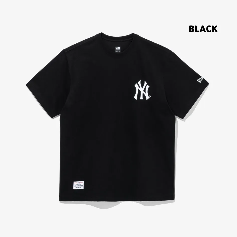 New Era  |Unisex Street Style Oversized Logo T-Shirts