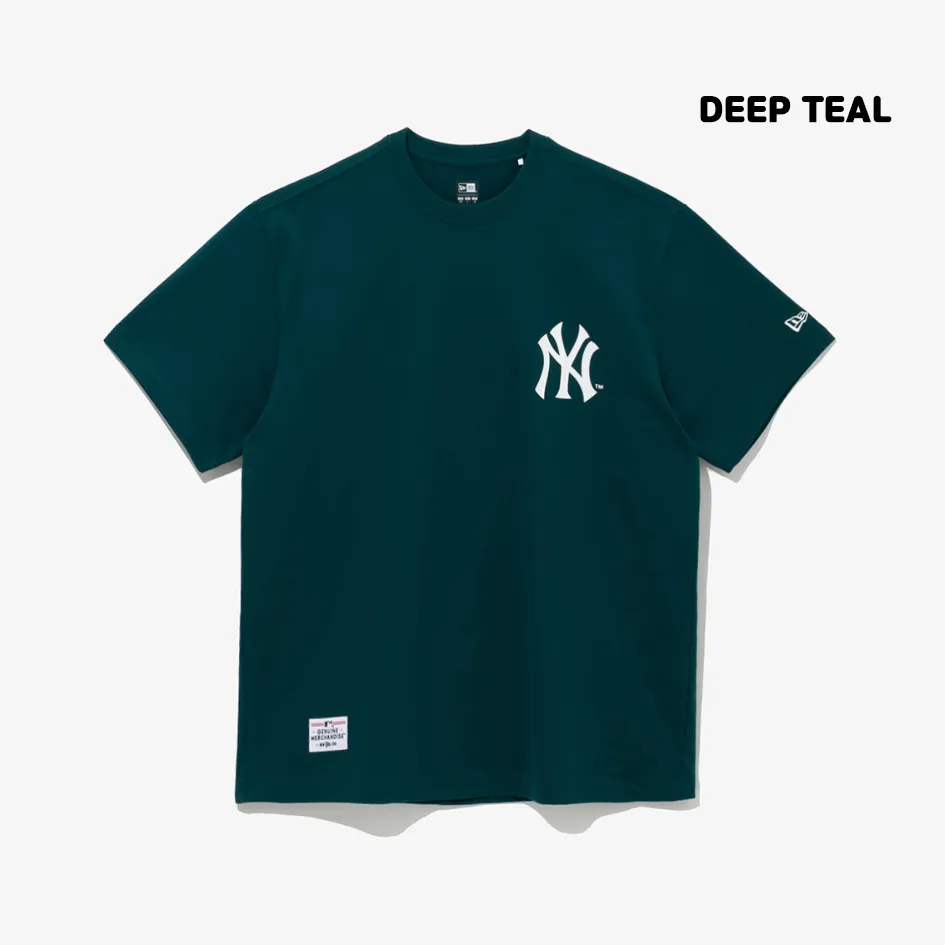 New Era  |Unisex Street Style Oversized Logo T-Shirts