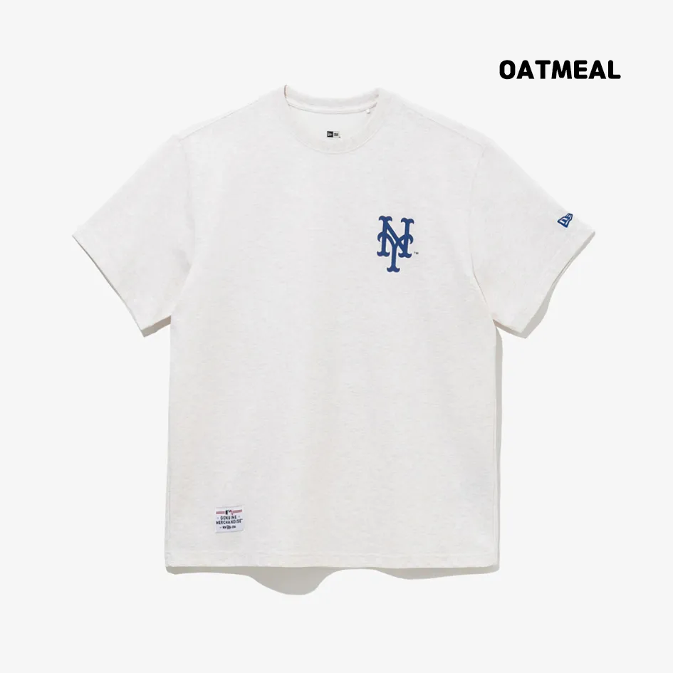 New Era  |Unisex Street Style Oversized Logo T-Shirts