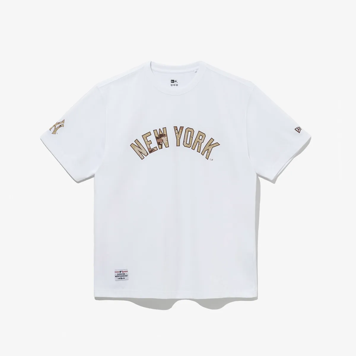 New Era  |Unisex Street Style Plain Cotton Short Sleeves Logo T-Shirts