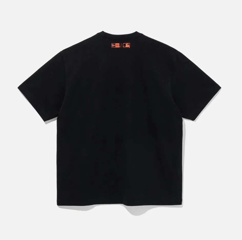 New Era  |Unisex Street Style Short Sleeves Oversized Logo T-Shirts