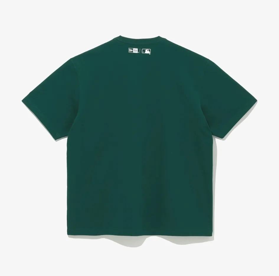 New Era  |Unisex Street Style Short Sleeves Oversized Logo T-Shirts