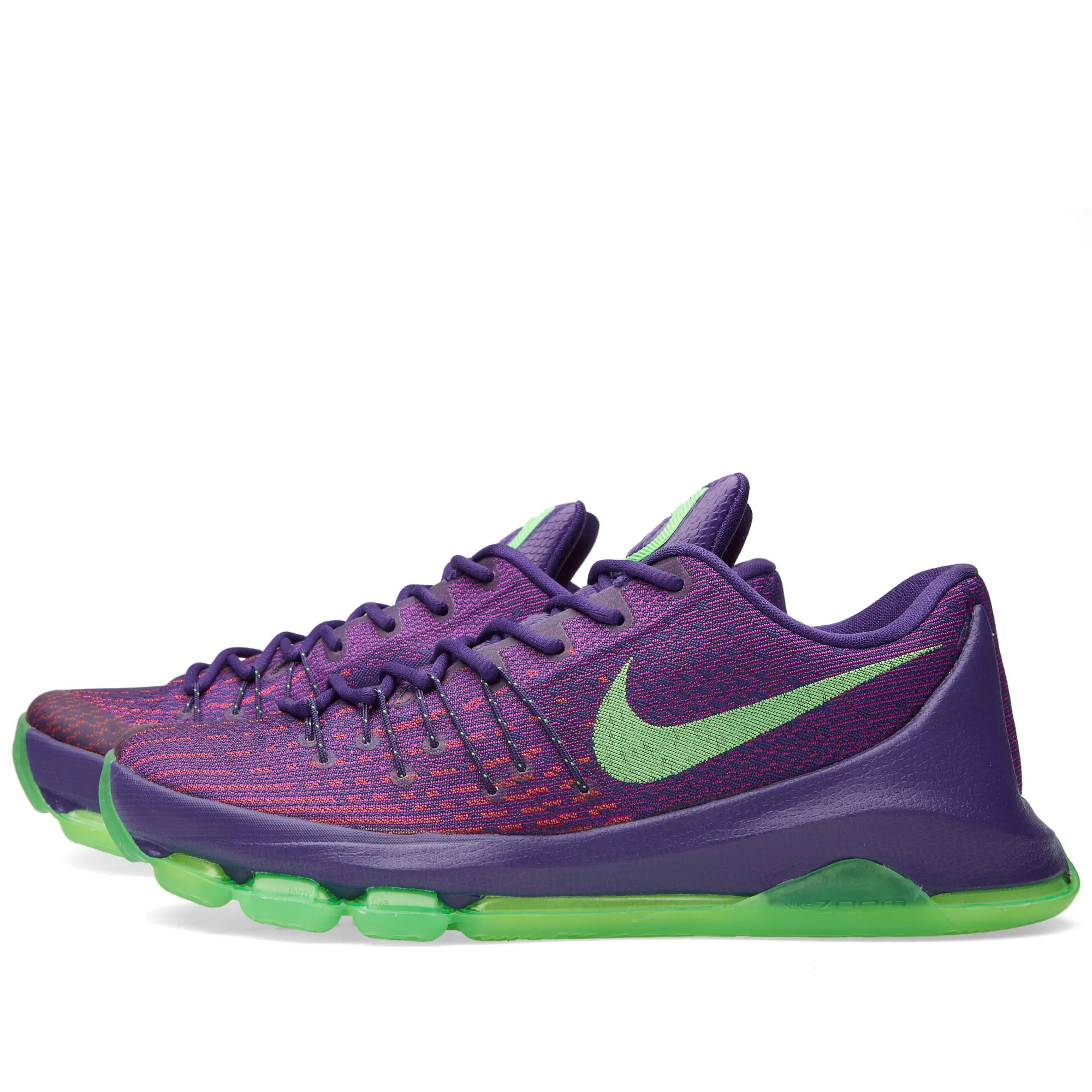 Nike KD 8 'Suit'Court Purple & Green Strike