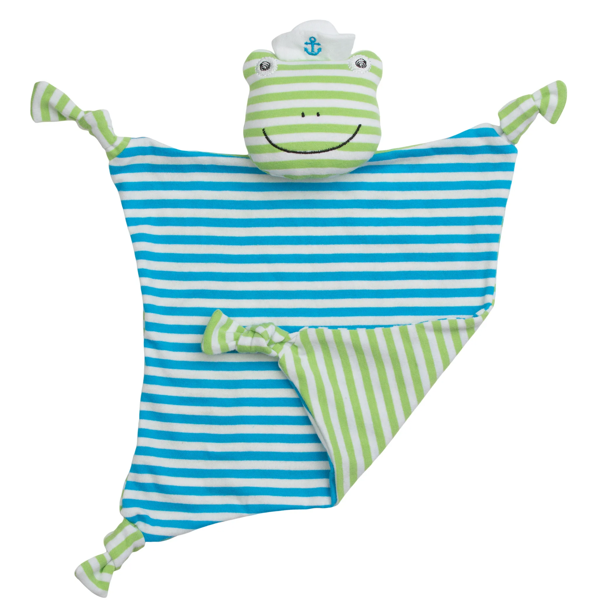 Organic Farm Buddies Blankie - Skippy Frog