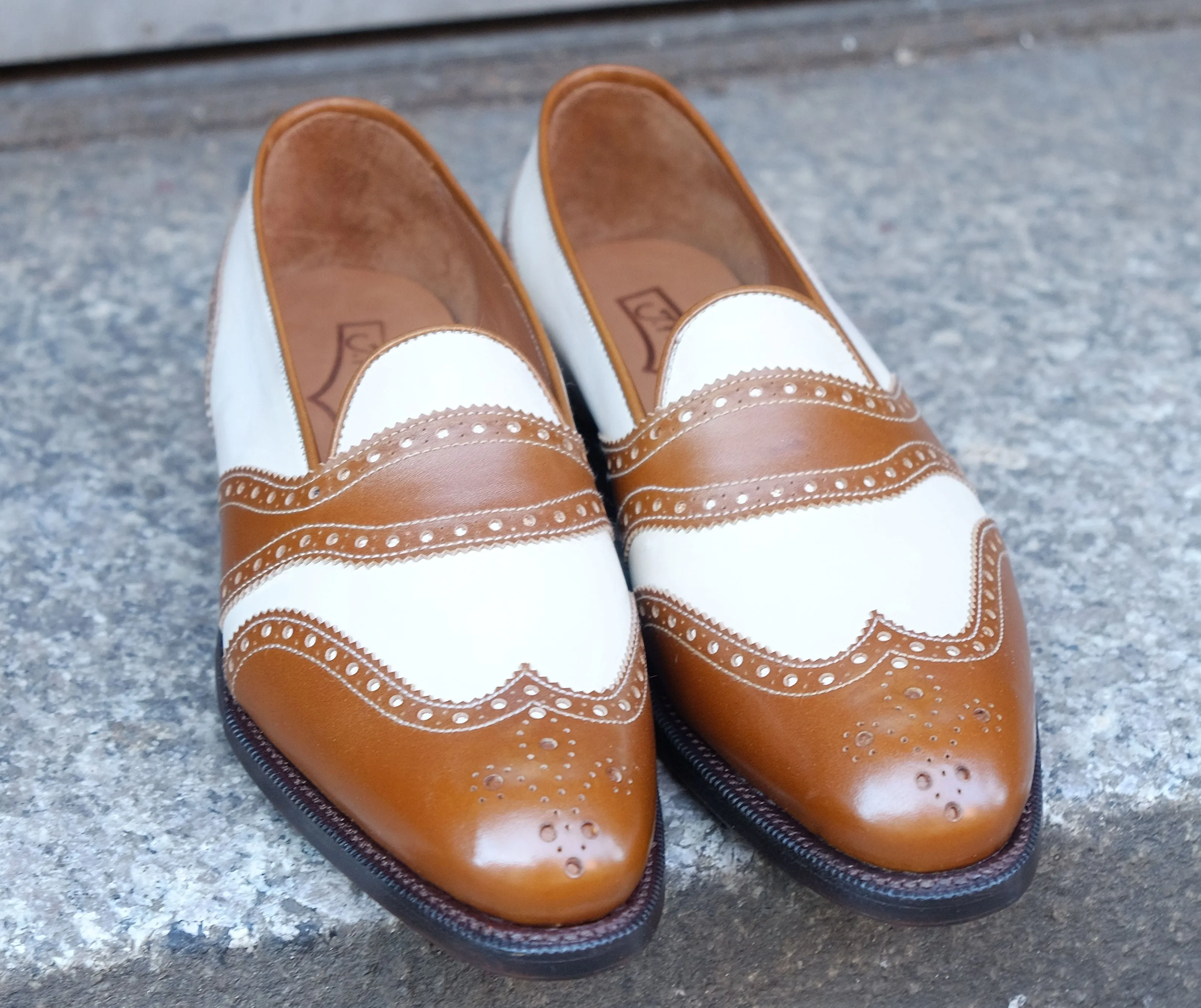 Piau - MTO - Maple Calf / Cream Calf - NGT Last - Single Leather Sole