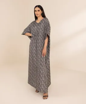 Printed Silk Kaftan