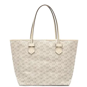 Saint Tropez Zip Tote MM, Milk