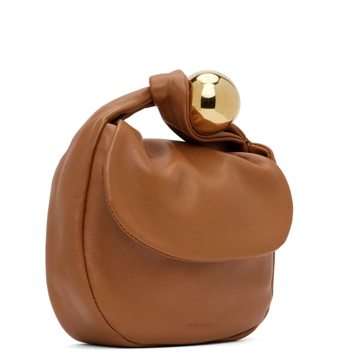 Sphere Pouch Leather, Tan (G)