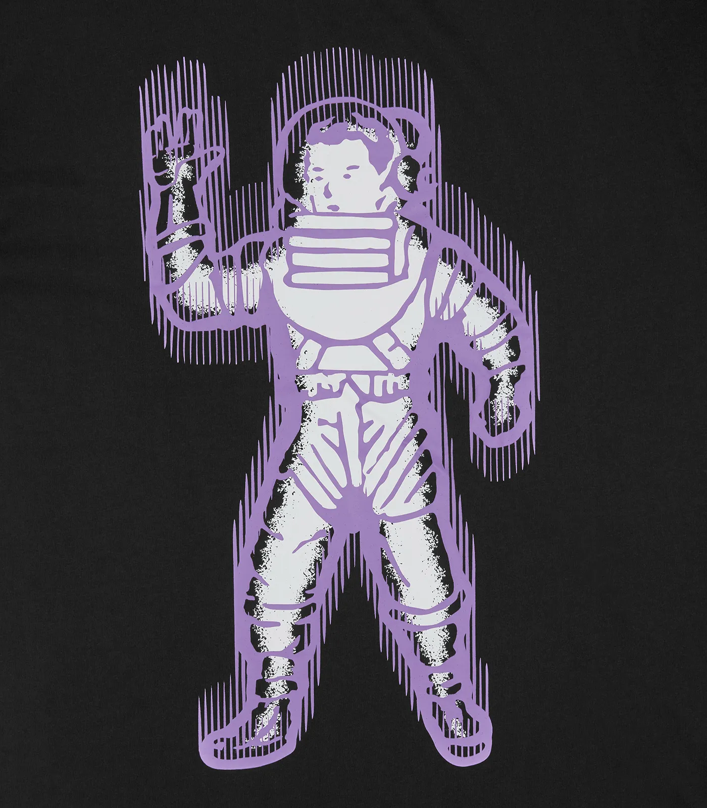 STANDING ASTRONAUT T-SHIRT - BLACK