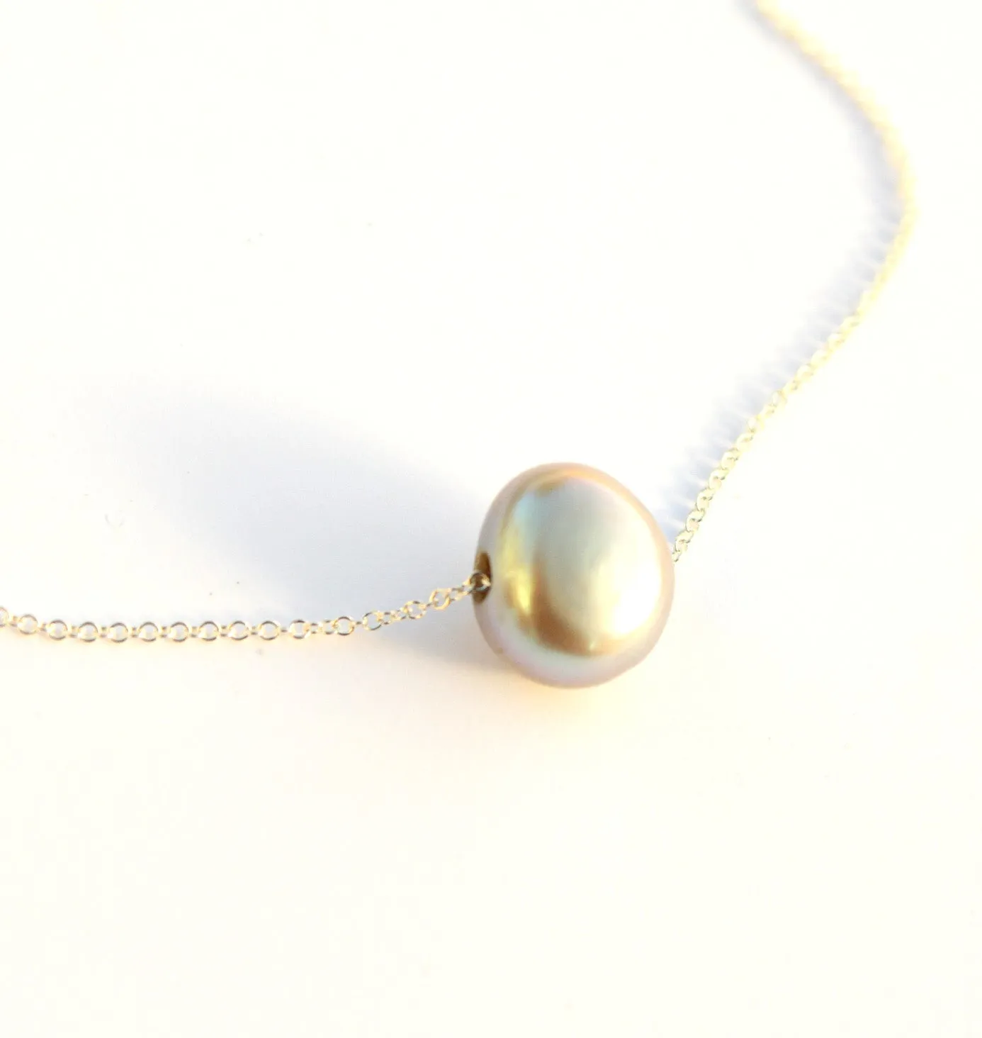 Steel Pearl necklace